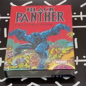 MARVEL COMIC Black Panther POSTCARD Pop Art Book HC NEW SEALED